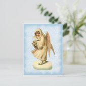 ヴィンテージクリスマスエンジェルポストカード シーズンポストカード (スタンド正面)