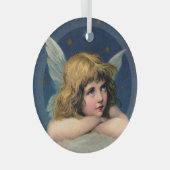 ヴィンテージクリスマスエンジェル ガラスオーナメント (正面右)