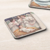 ヴィンテージクリスマスエンジェル コースター (左側)