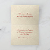 ヴィンテージクリスマスエンジェル シーズンカード (内部)