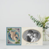 ヴィンテージクリスマスエンジェル シーズンカード (スタンド正面)