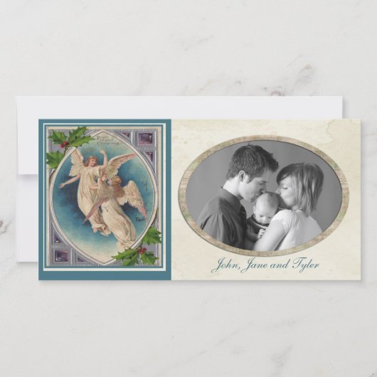 ヴィンテージクリスマスエンジェル シーズンカード (正面)