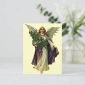 ヴィンテージクリスマスエンジェル シーズンポストカード (スタンド正面)