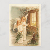 ヴィンテージクリスマスエンジェル シーズンポストカード (正面)