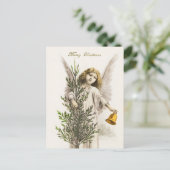ヴィンテージクリスマスエンジェル シーズンポストカード (スタンド正面)
