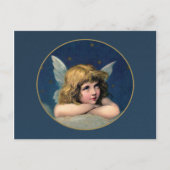 ヴィンテージクリスマスエンジェル シーズンポストカード (正面)