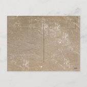 ヴィンテージクリスマスエンジェル&ツリーホリデークラフトブラウン シーズンポストカード (裏面)