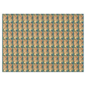 ヴィンテージクリスマスエンジェル テーブルクロス (正面(横))