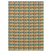 ヴィンテージクリスマスエンジェル テーブルクロス (正面)