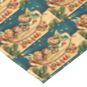 ヴィンテージクリスマスエンジェル テーブルクロス (アングル)