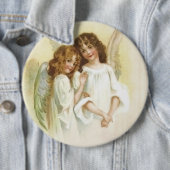 ヴィンテージクリスマスエンジェル 缶バッジ (インサイチュ)