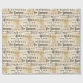 ヴィンテージクリスマスエンポリウムラッピング紙 ラッピングペーパー (フラット)