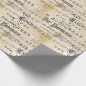 ヴィンテージクリスマスエンポリウムラッピング紙 ラッピングペーパー (角)