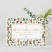 ヴィンテージクリスマスオフィス事業会社 シーズンカード (スタンド正面)