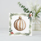 ヴィンテージクリスマスオーナメントカード シーズンカード (スタンド正面)