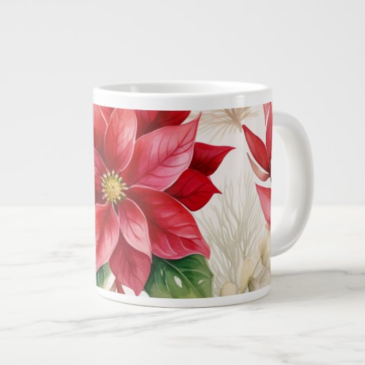 ヴィンテージクリスマスオーナメントコーヒーマグ ジャンボコーヒーマグカップ (正面右)