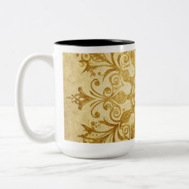 ヴィンテージクリスマスオーナメントコーヒーマグ ツートーンマグカップ