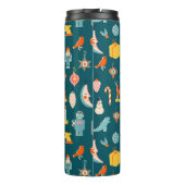 ヴィンテージクリスマスオーナメントパターン タンブラー (裏面)