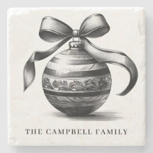 ヴィンテージクリスマスオーナメントファミリー名