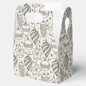 ヴィンテージクリスマスオーナメントホリデーゲーブル フェイバーボックス (オープン)