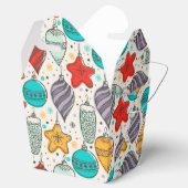 ヴィンテージクリスマスオーナメントホリデーテイクアウト フェイバーボックス (オープン)