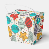 ヴィンテージクリスマスオーナメントホリデーテイクアウト フェイバーボックス (裏面サイド)