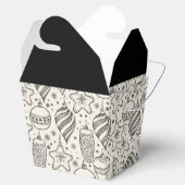 ヴィンテージクリスマスオーナメントホリデーテイクアウト フェイバーボックス (オープン)