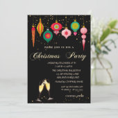 ヴィンテージクリスマスオーナメント会社クリスマス 招待状 (スタンド正面)