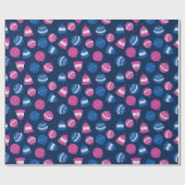 ヴィンテージクリスマスオーナメント伝統的ギフト ラッピングペーパー (フラット)