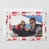 ヴィンテージクリスマスオーナメント写真 シーズンカード (正面)