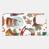 ヴィンテージクリスマスオーナメント、おもちゃ、 Case-Mate iPhoneケース (裏面 (横))