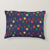 ヴィンテージクリスマスオーナメント アクセントクッション (裏面)