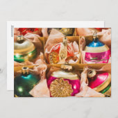 ヴィンテージクリスマスオーナメント シーズンカード (正面/裏面)