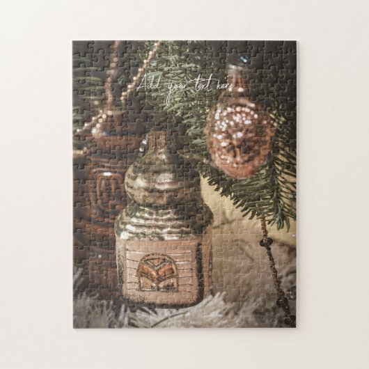 ヴィンテージクリスマスオーナメント ジグソーパズル (縦)