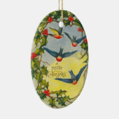 ヴィンテージクリスマスオーナメント セラミックオーナメント (右)