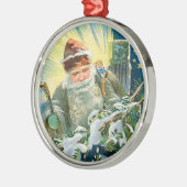 ヴィンテージクリスマスオーナメント メタルオーナメント (左)