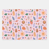 ヴィンテージクリスマスオーナメント ラッピングペーパーシート (正面2)