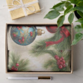 ヴィンテージクリスマスオーナメント 薄葉紙 (ギフト)