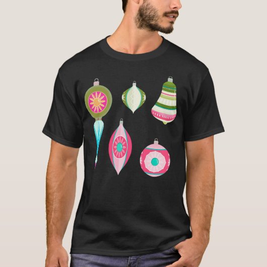 ヴィンテージクリスマスオーナメント Tシャツ (正面)