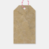 ヴィンテージクリスマスオールドワールドサンタクロース ギフトタグ (裏面)