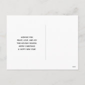 ヴィンテージクリスマスオールドワールドサンタクロース シーズンポストカード (裏面)