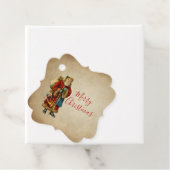 ヴィンテージクリスマスオールドワールドサンタクロース フェイバータグ (インサイチュ)