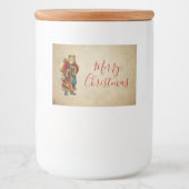 ヴィンテージクリスマスオールドワールドサンタクロース フードラベル (正面)