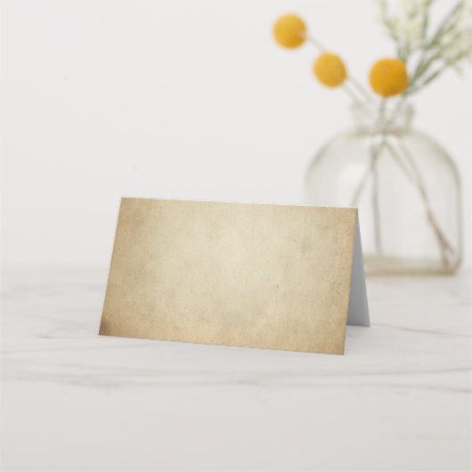 ヴィンテージクリスマスオールドワールドサンタクロース プレイスカード (裏面)