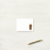 ヴィンテージクリスマスオールドワールドサンタクロース ポストイット (デスク上)