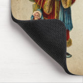 ヴィンテージクリスマスオールドワールドサンタクロース マウスパッド (コーナー)