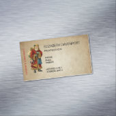 ヴィンテージクリスマスオールドワールドサンタクロース マグネット名刺 (インサイチュ)