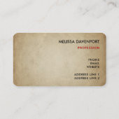 ヴィンテージクリスマスオールドワールドサンタクロース 名刺 (裏面)