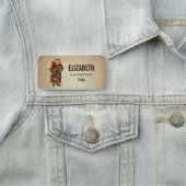 ヴィンテージクリスマスオールドワールドサンタクロース 名札 (インサイチュ)