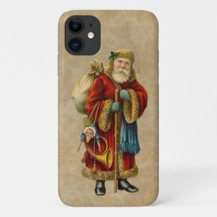 ヴィンテージクリスマスオールドワールドサンタクロース iPhone 11 ケース